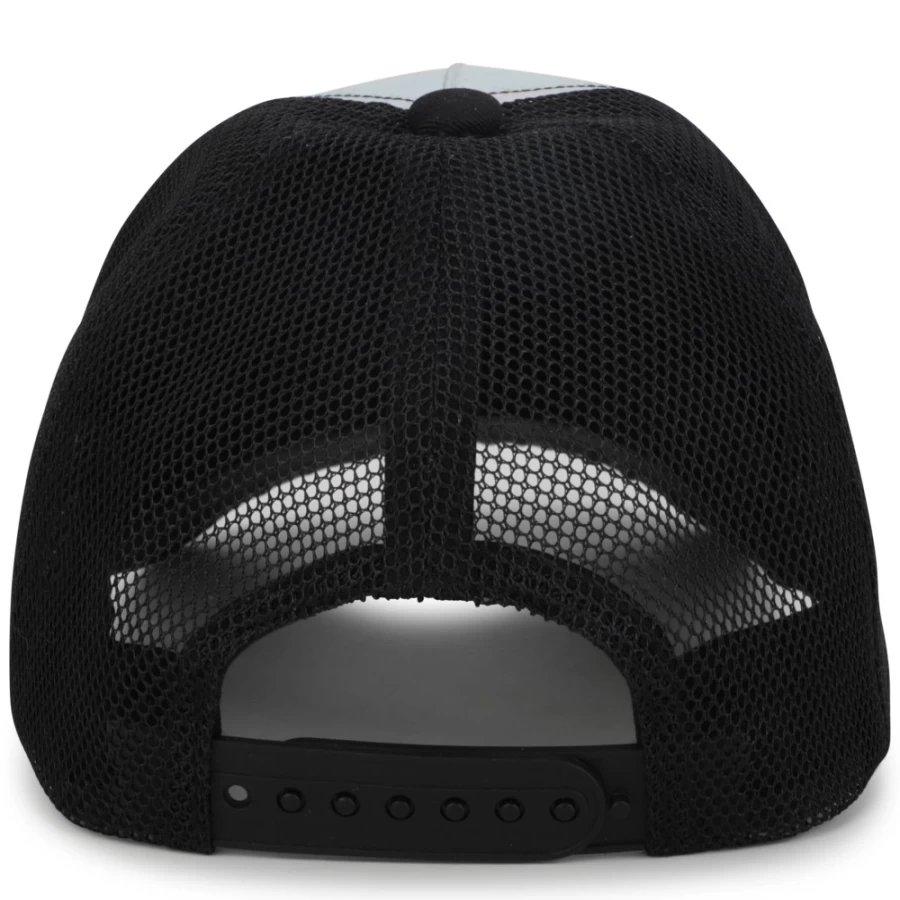 DKNY Girls' White Adjustable Bi-Material Cap for Comfort & Style
