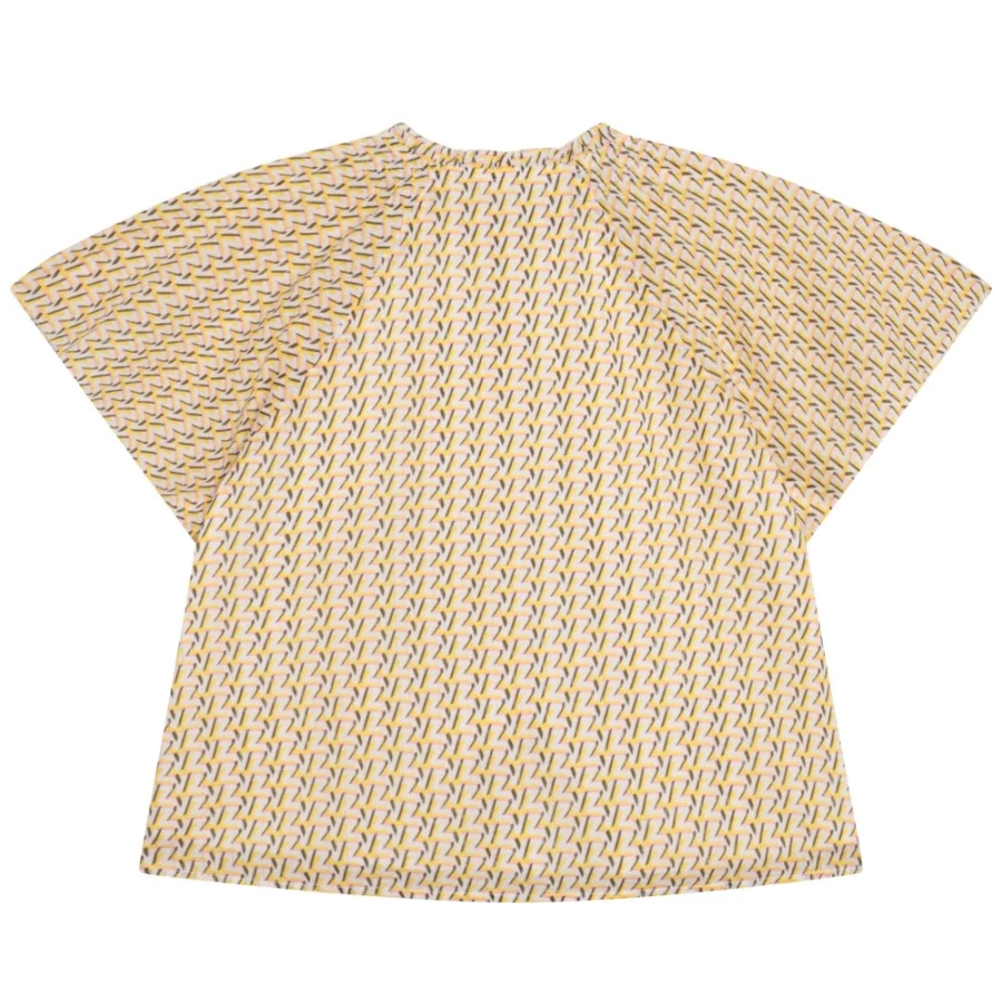 ZADIG & VOLTAIRE Gold Yellow Cotton Blouse for Girls