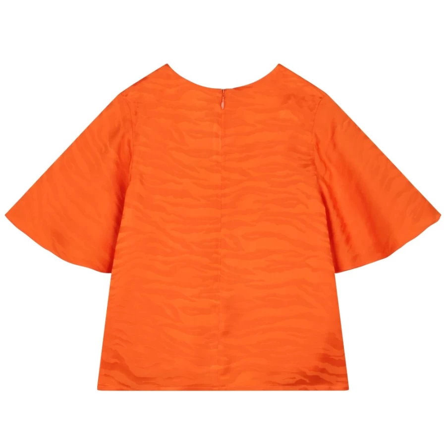 KENZO KIDS Orange Blouse for Girls - Stylish & Comfortable Top