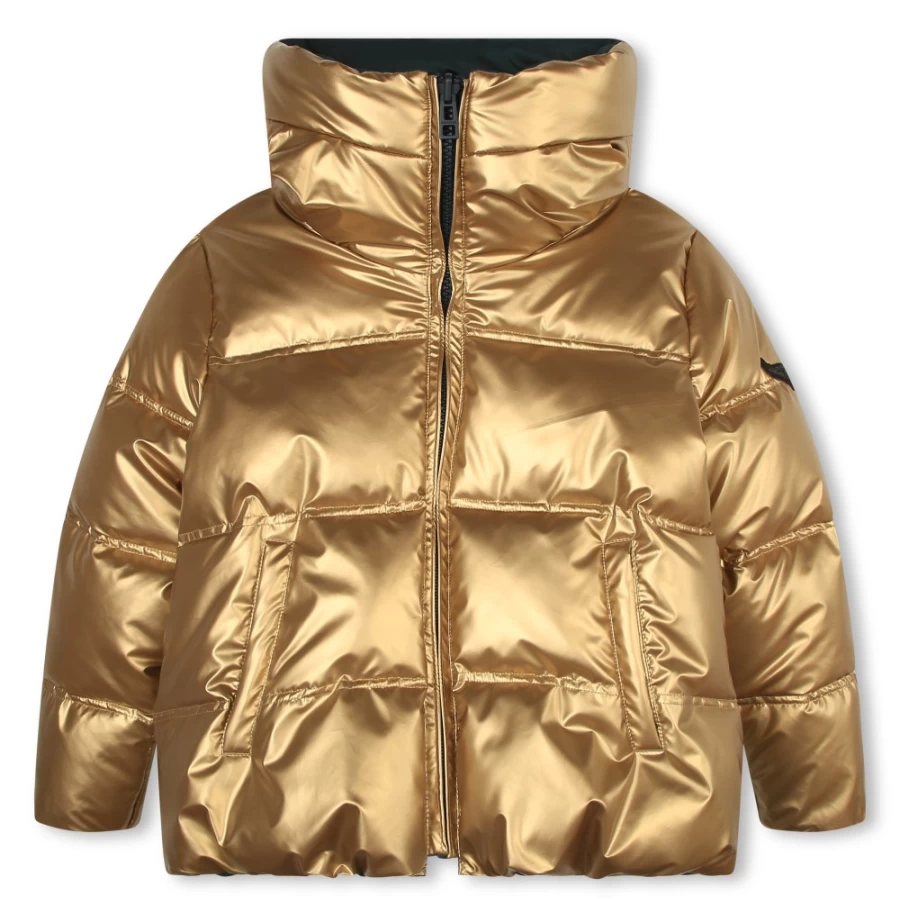 ZADIG & VOLTAIRE Girls' Water-Repellent Puffer Jacket for Stylish & Warm Winter Wear