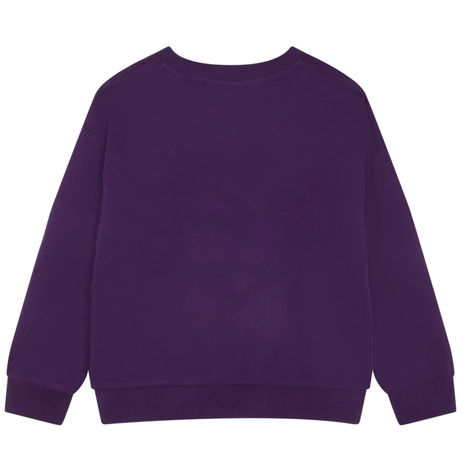MARC JACOBS Girls' Fleece Sweatshirt - Soft & Cozy Pullover for Kids