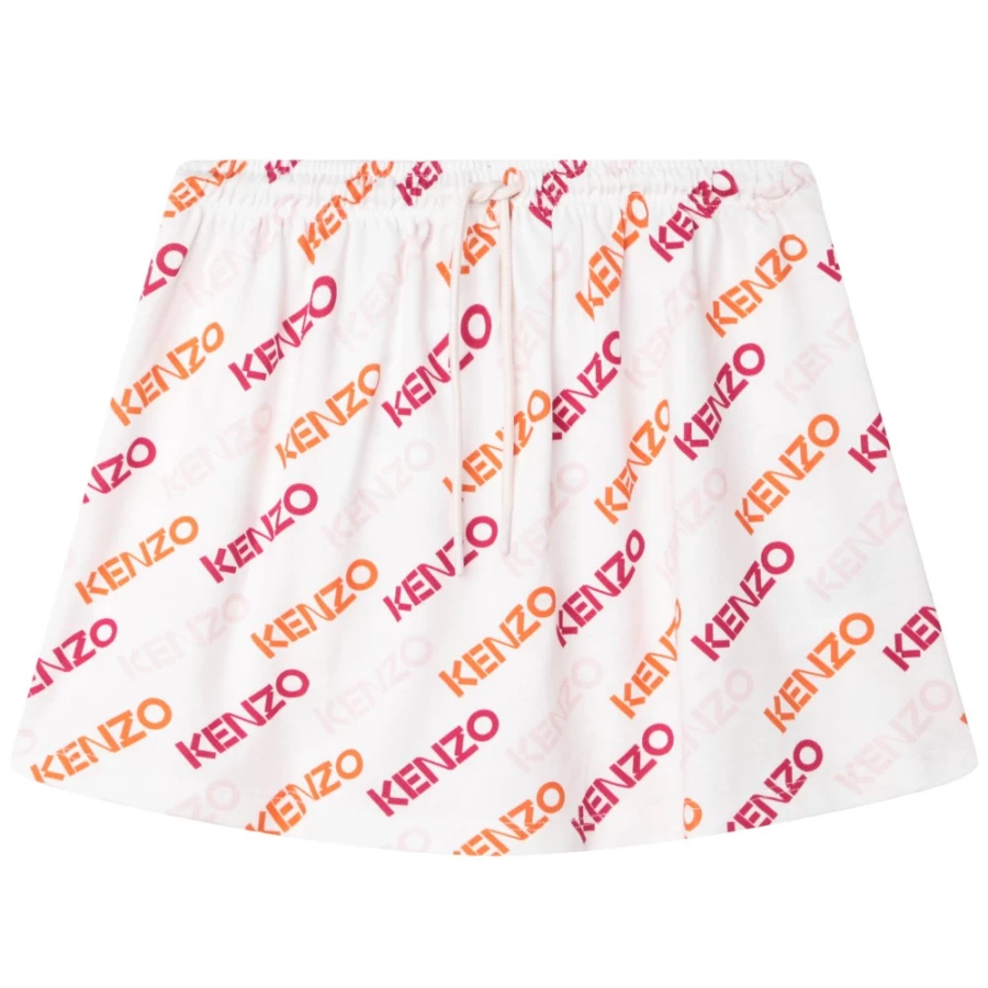KENZO KIDS Girls' White Skirt | Chic & Comfortable Design