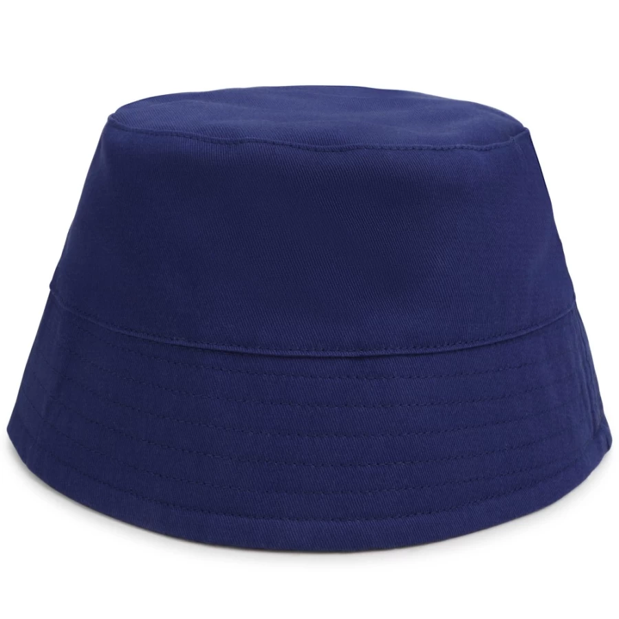 KENZO KIDS Navy Cotton-Lined Bucket Hat for Girls