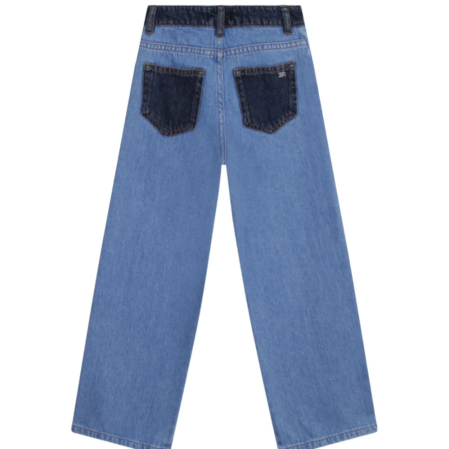 SONIA RYKIEL Denim Blue 4-Pocket Jeans for Girls