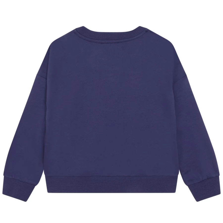 KENZO KIDS Girls Blue Sweatshirt | Stylish & Comfortable Hoodie for Girls