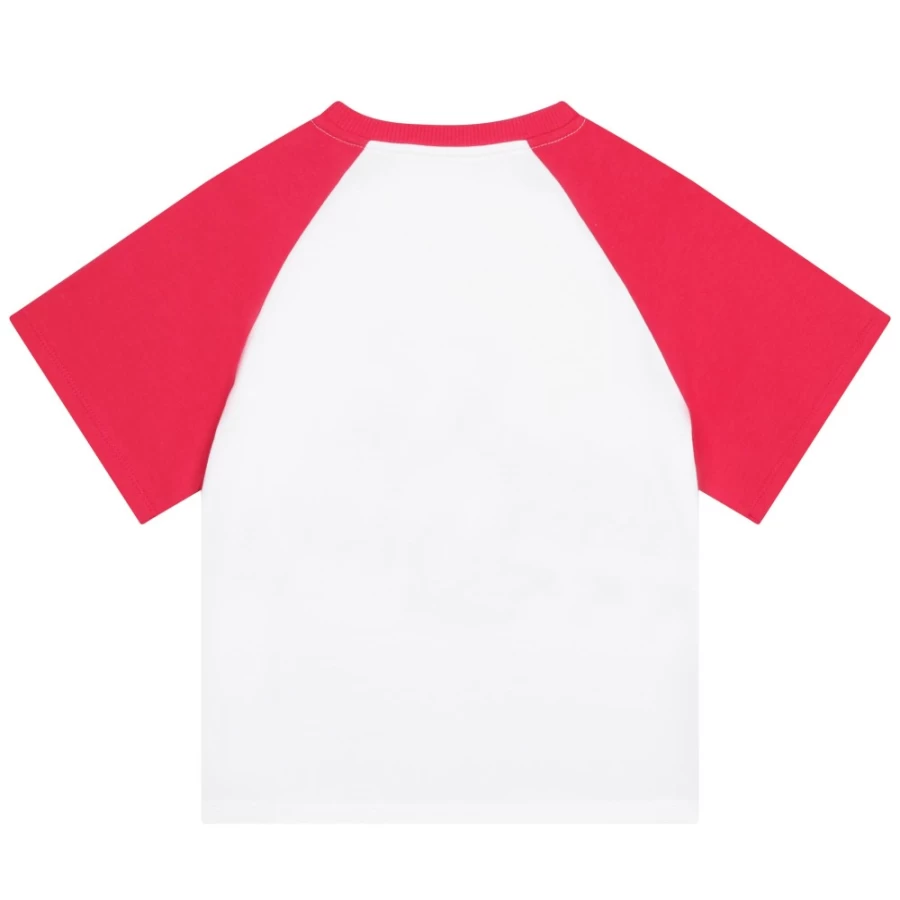 KENZO KIDS Girls Fuschia Short Sleeve T-Shirt | Casual Tee for Kids