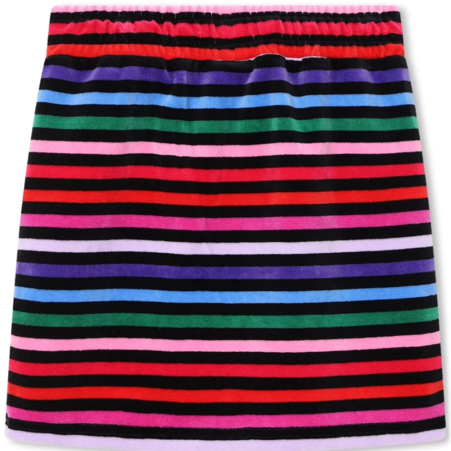 SONIA RYKIEL Girls' Striped Velvet Skirt - Elegant & Comfortable