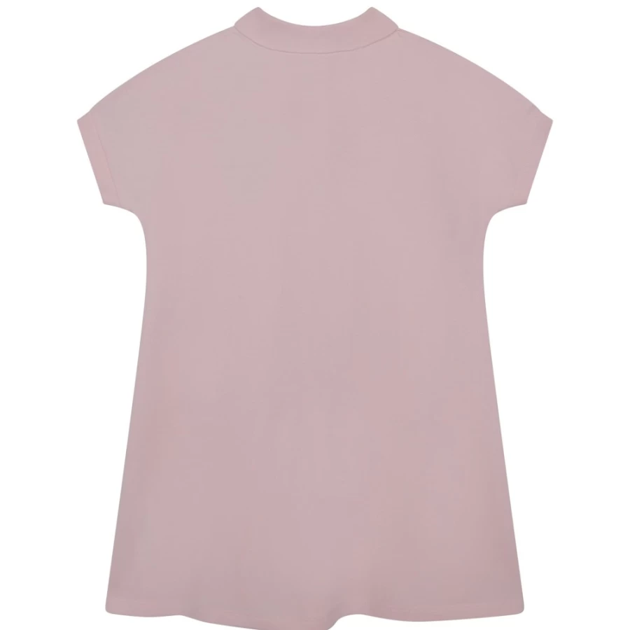 KENZO KIDS Girls' Pink Pale Polo Dress With Embroidered Patch