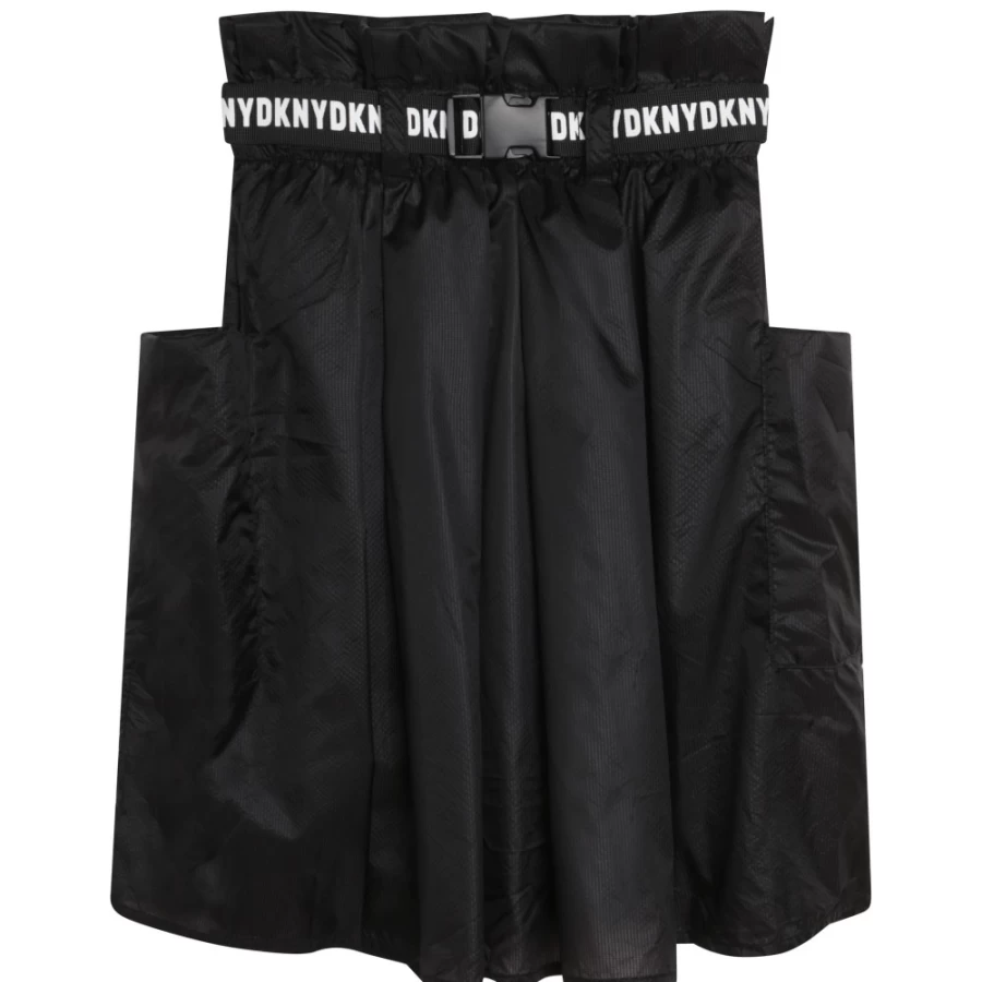 DKNY Black Skirt with Built-in Cycling Shorts for Girls - Comfortable & Styletic Athletic Wear