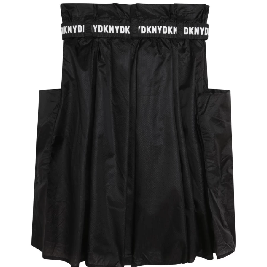 DKNY Black Skirt with Built-in Cycling Shorts for Girls - Comfortable & Styletic Athletic Wear