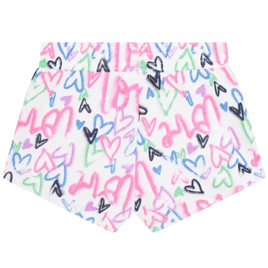 BILLIEBLUSH Girls' Fleece Shorts in Raspberry - Soft & Comfortable Winter Shorts for Kids