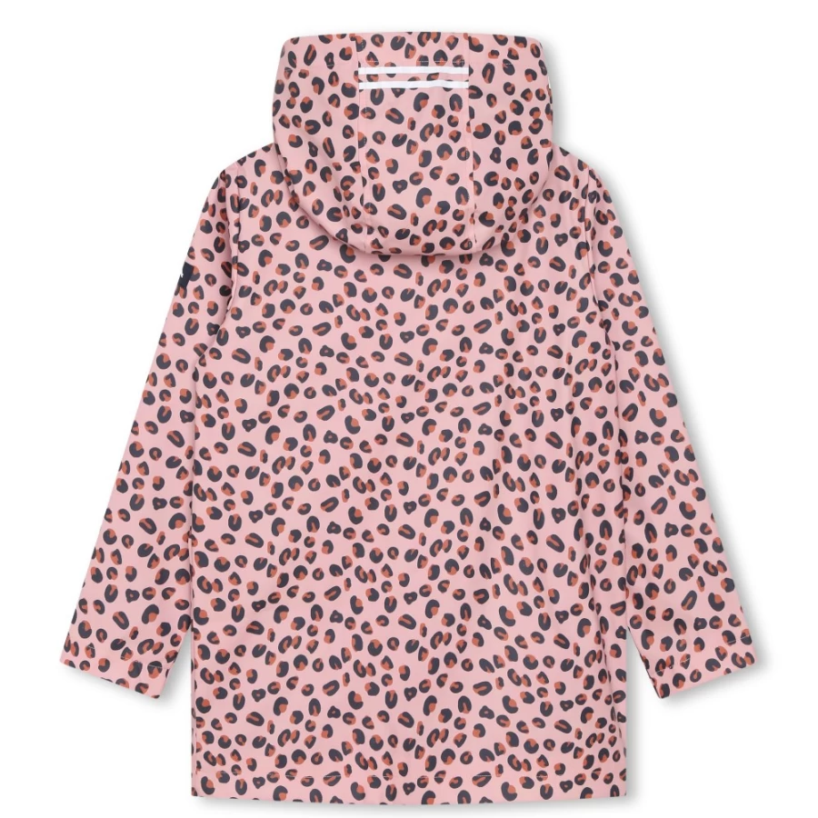 AIGLE Girls' Printed Waterproof Hooded Jacket