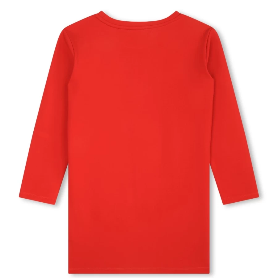 SONIA RYKIEL Red Diamante Dress for Girls - Sparkling Novelty Party Gown