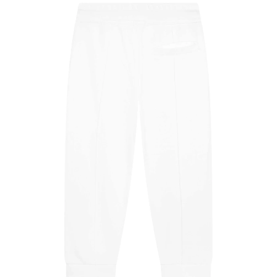 HUGO Girls' White Fleece Jogging Pants for Comfort & Style