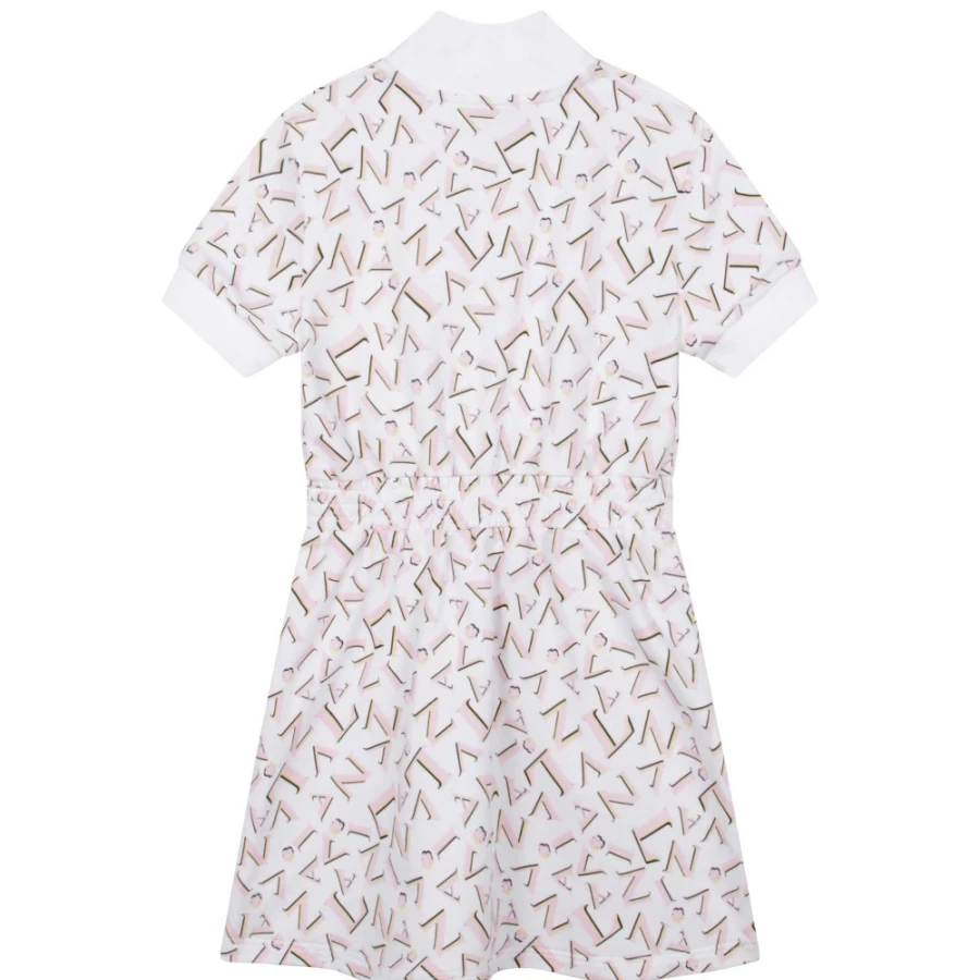 LANVIN Girls' Unique Color Fleece Sweatshirt Dress - Cozy & Stylish