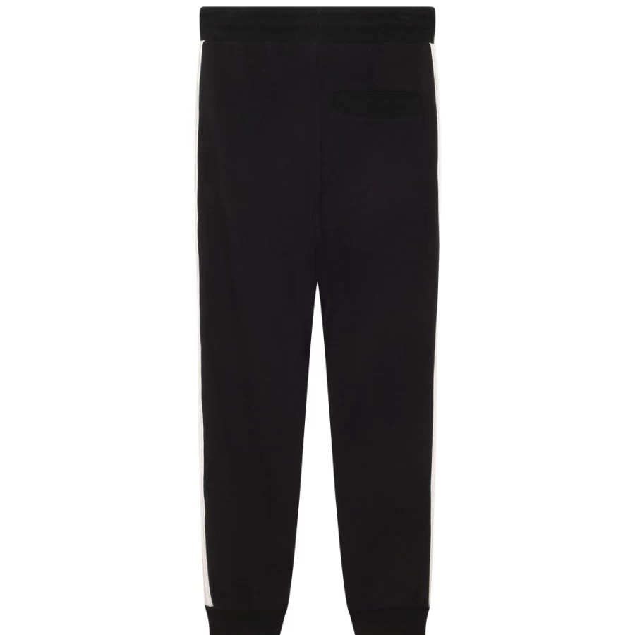 MICHAEL KORS Girls' Black Fleece Jogging Pants for Comfort & Style