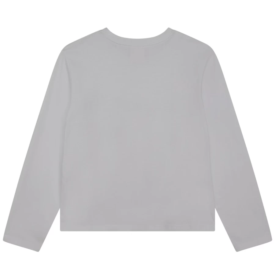 Givenchy White Strass Embellished T-Shirt for Girls