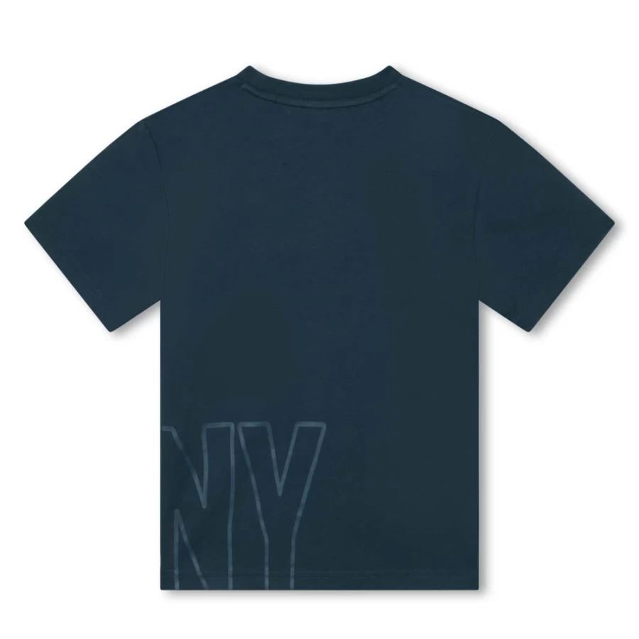DKNY Girls' Short-Sleeved T-Shirt for Kids - Stylish & Comfortable Top
