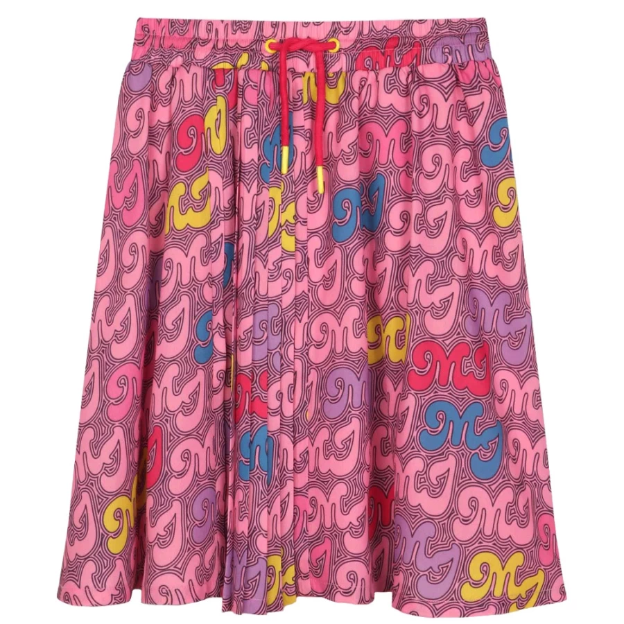 MARC JACOBS Girls Apricot Crepe Skirt | Flowy Casual Skirt for Kids