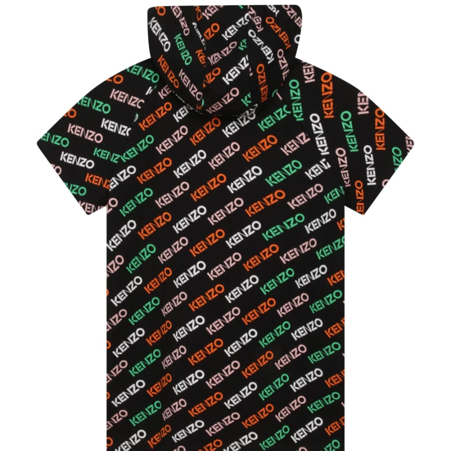 KENZO KIDS Black Dress for Girls - Elegant & Stylish