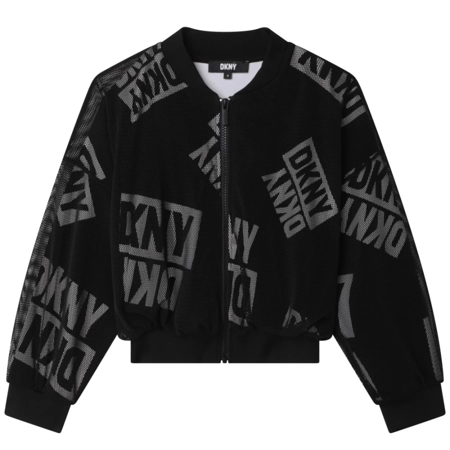 DKNY 2-In-1 Black & White Cardigan for Girls