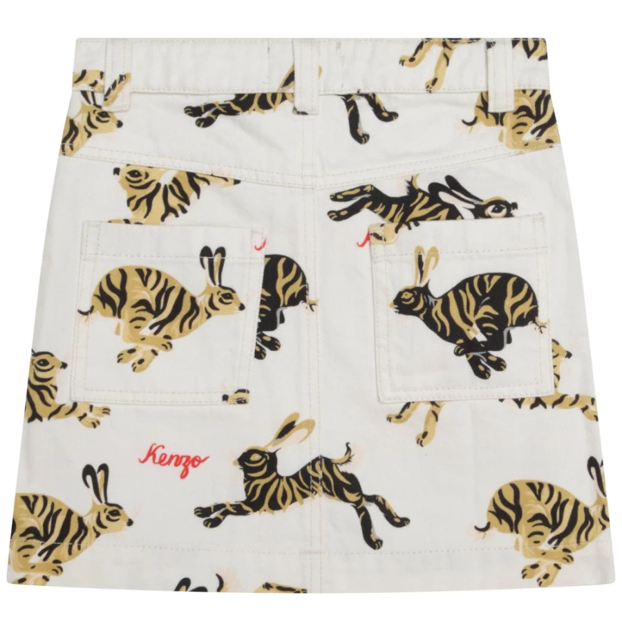 KENZO KIDS Girls' Off White Skirt | Chic & Comfortable