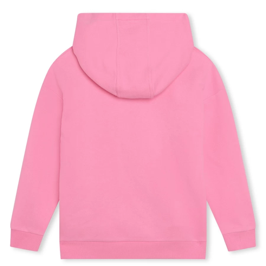 MARC JACOBS Girls Apricot Hooded Sweatshirt for Kids