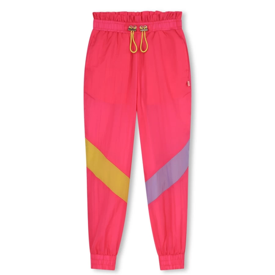 BILLIEBLUSH Girls' Striped Jogging Pants in Malabar Fluorescent for Comfort & Style