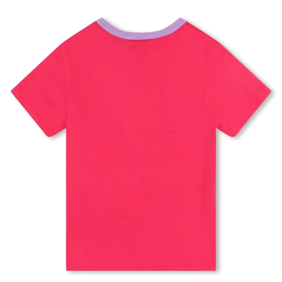 MARC JACOBS Girls Fuschia Short-Sleeved T-Shirt for Kids