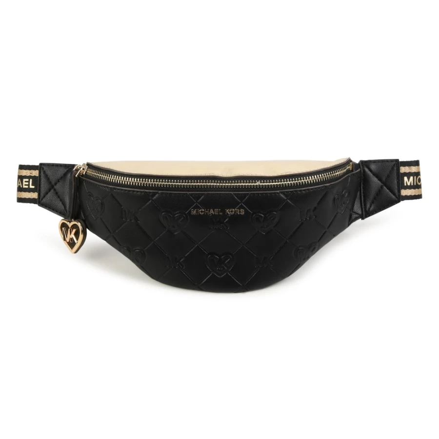 MICHAEL KORS Black Quilted Crossbody Belt Bag for Women
