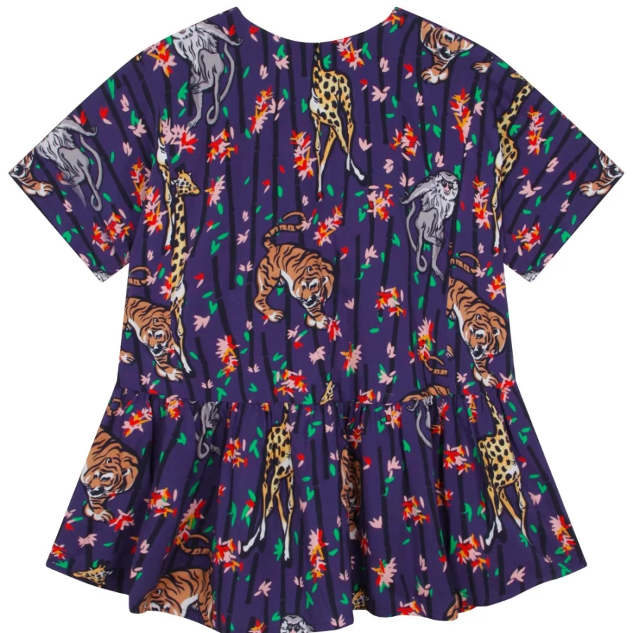 KENZO KIDS Blue Dress for Girls - Stylish and Comfortable Kids Dress