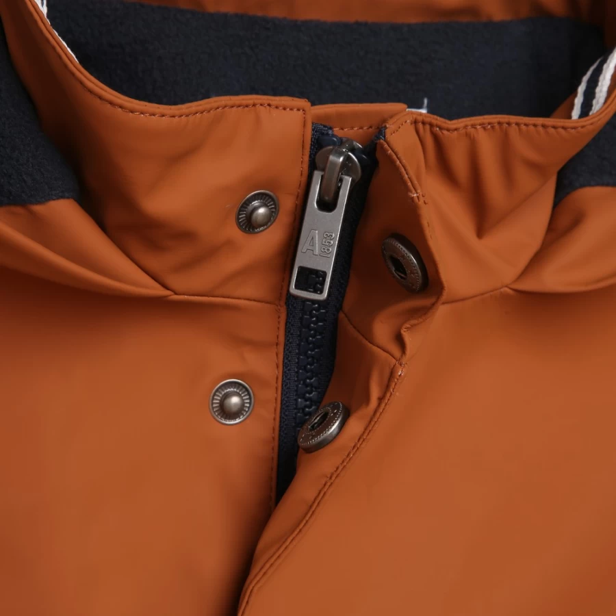 AIGLE Girl's Brick Hooded Raincoat for Kids - Waterproof & Stylish Outerwear