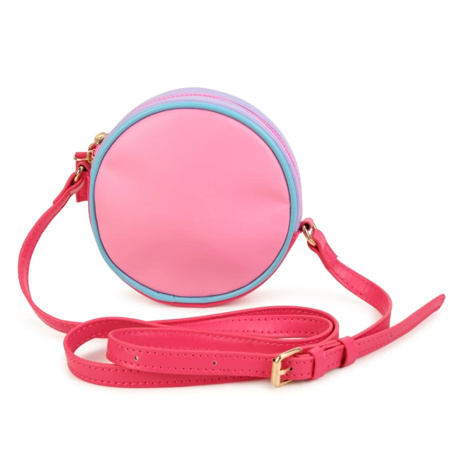 MARC JACOBS Round Embroidered Bag for Girls in Apricot - Stylish Crossbody Handbag