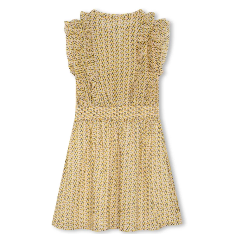 ZADIG & VOLTAIRE Girls' Gold Yellow Cotton Dress