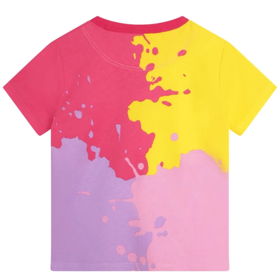 MARC JACOBS Girls' Multicolored Short-Sleeve Cotton T-Shirt for Kids