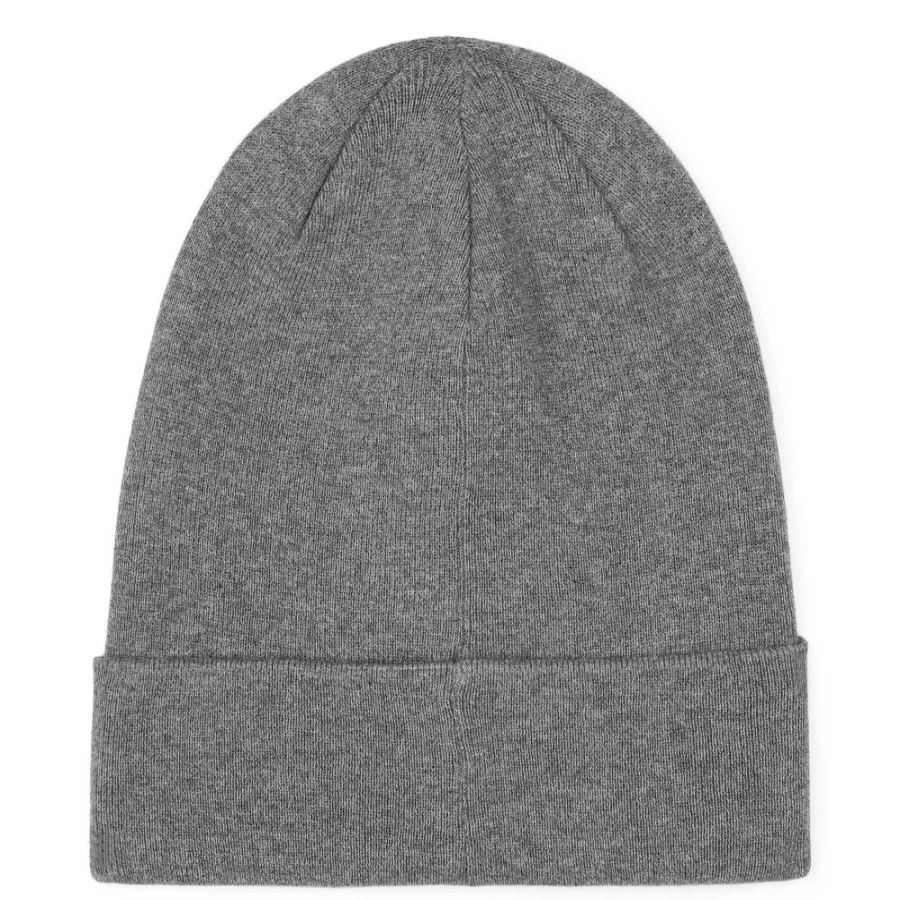 DKNY Dark Chine Grey Shiny Tag Hat for Girls