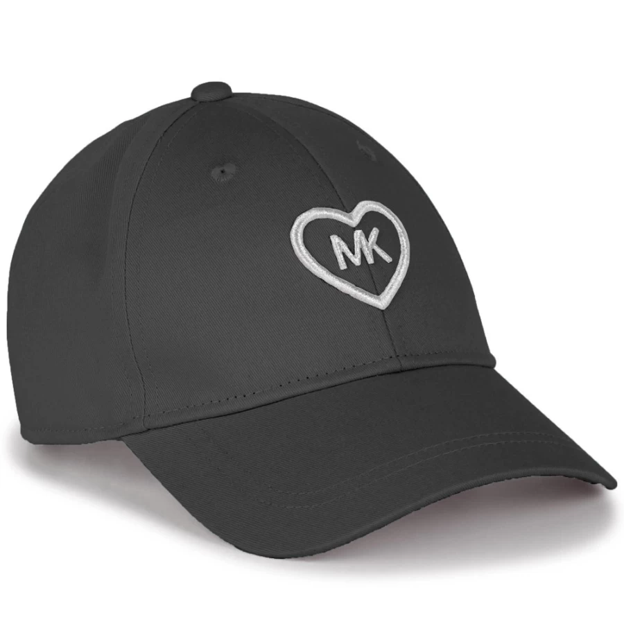 MICHAEL KORS Black Cotton Canvas Baseball Cap for Girls