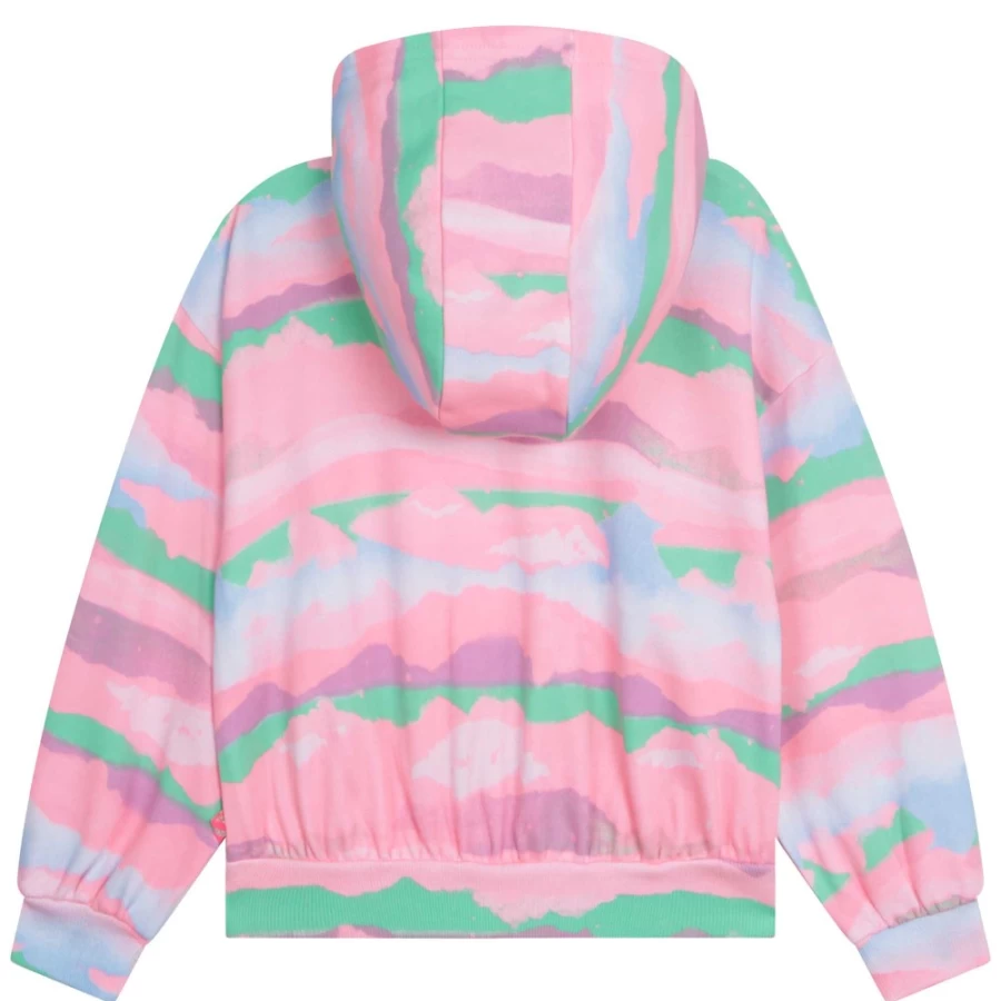 BILLIEBLUSH Girls Multicoloured Hooded Cardigan Sweater for Kids