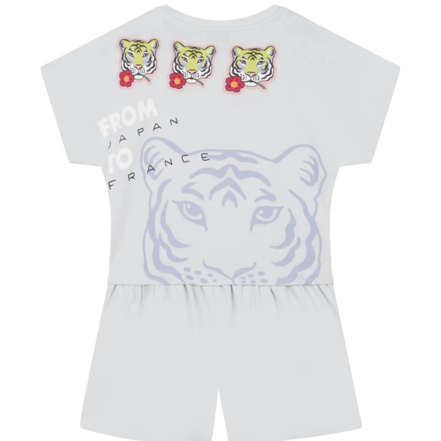 KENZO KIDS Pale Blue All In One Outfit for Girls
