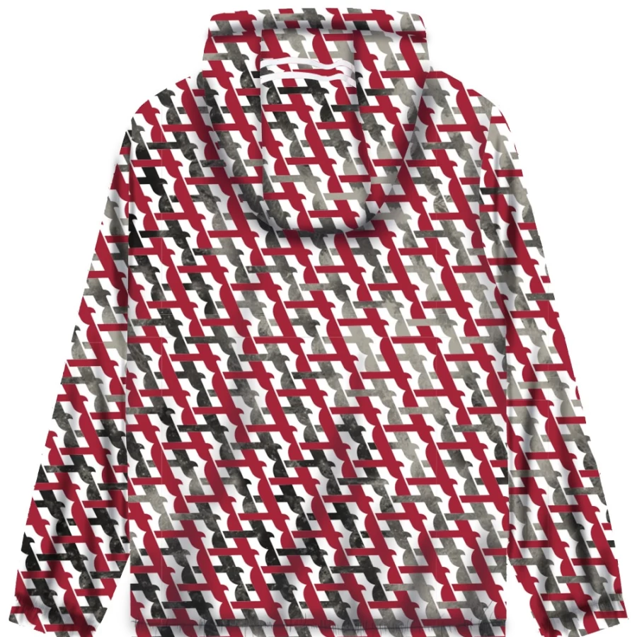 AIGLE Girl's Poppy Red Water-Repellent Windbreaker Jacket for Outdoor Activities