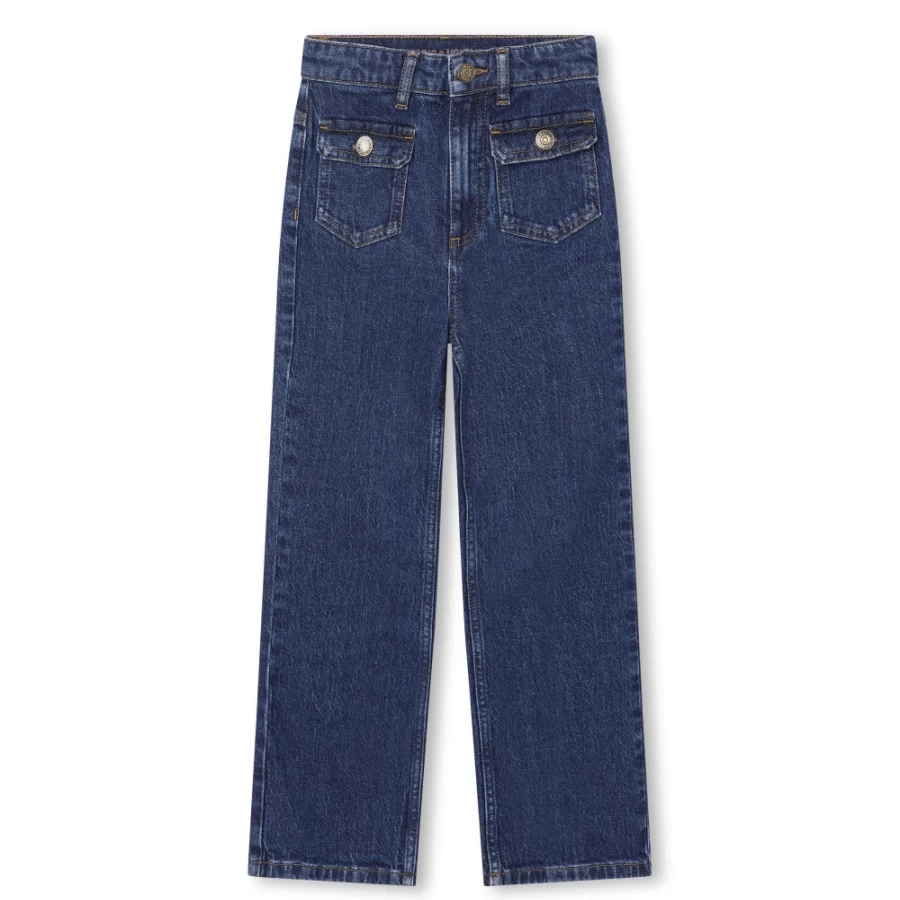 ZADIG & VOLTAIRE High-Waisted Flared Jeans for Girls in Rinse Wash - Stylish & Comfortable Denim
