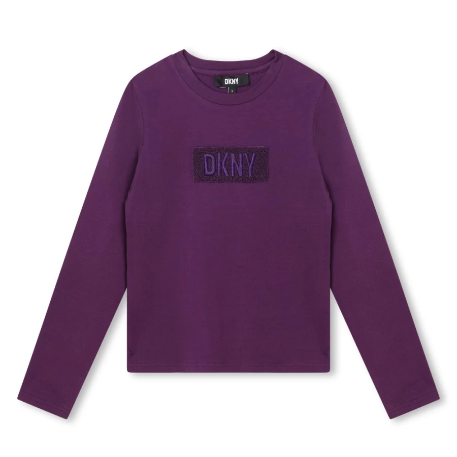 DKNY Girls' Long-Sleeve T-Shirt for Comfort & Style