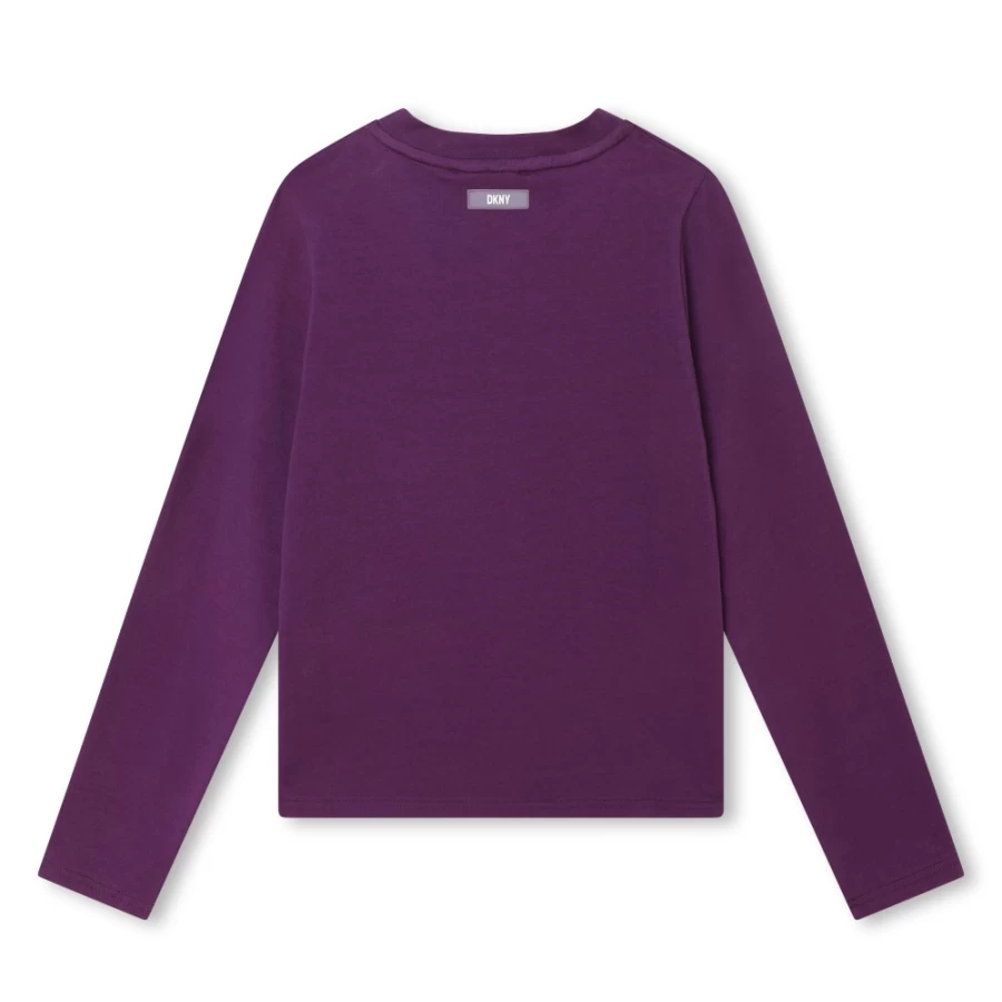DKNY Girls' Long-Sleeve T-Shirt for Comfort & Style