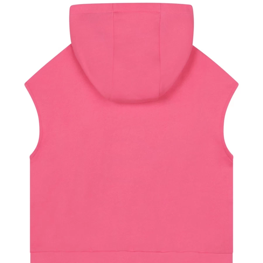 SONIA RYKIEL Girls' Raspberry Hooded Fleece Sweatshirt for Kids