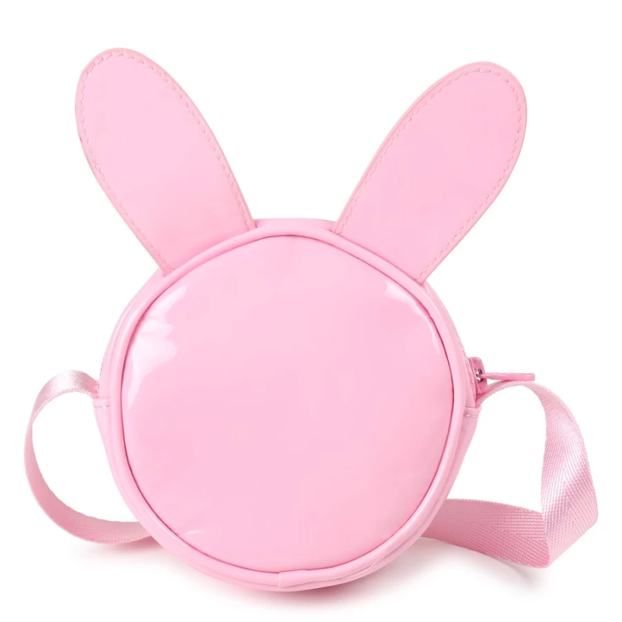 BILLIEBLUSH Pink Round Handbag With Ears for Girls - Cute & Stylish Women's Fashion Accessory