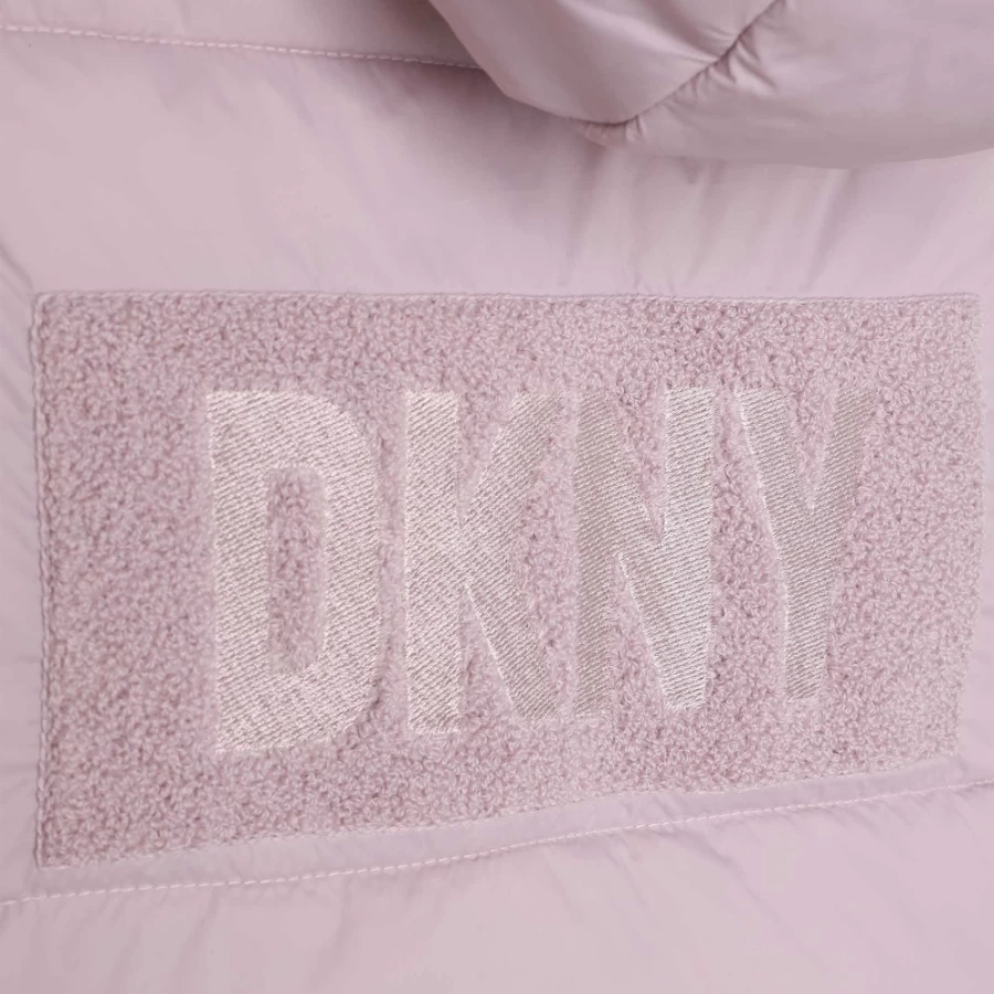 DKNY Girls' Hooded Body Warmer - Lightweight Quilted Jacket for Kids
