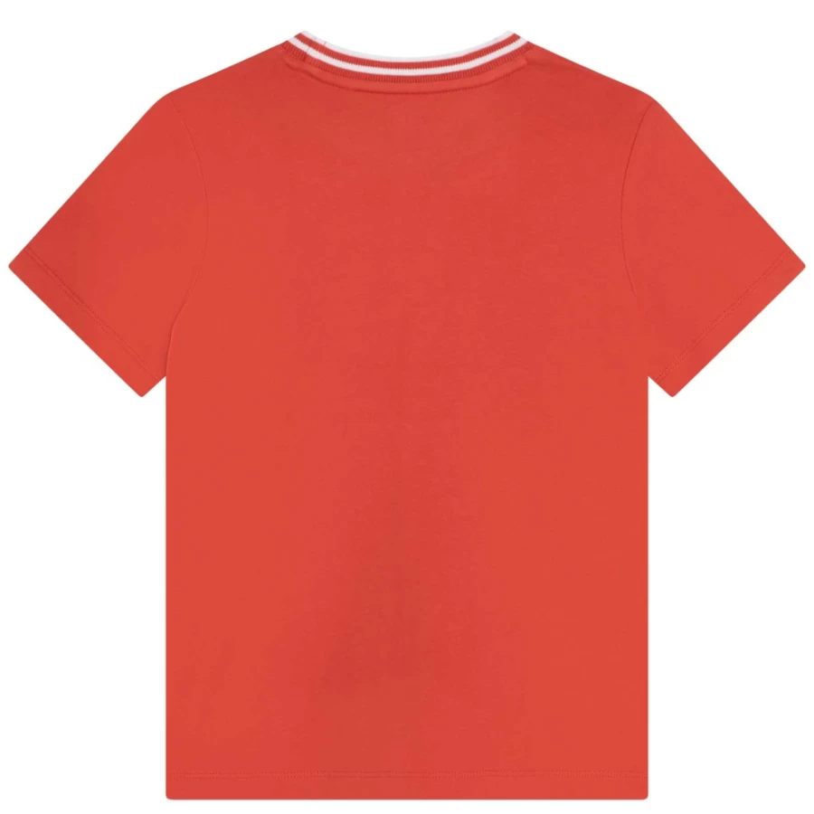 AIGLE Girls' Brick Striped Printed T-Shirt
