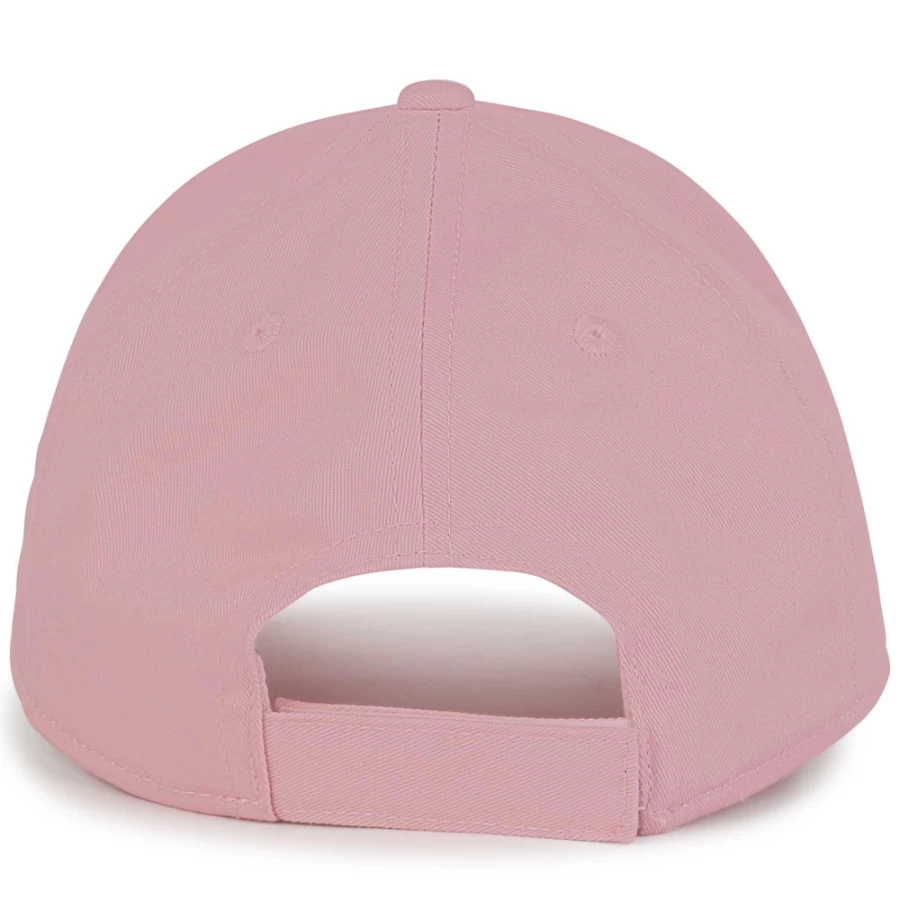 MICHAEL KORS Girls Pink Washed Cotton Canvas Baseball Cap