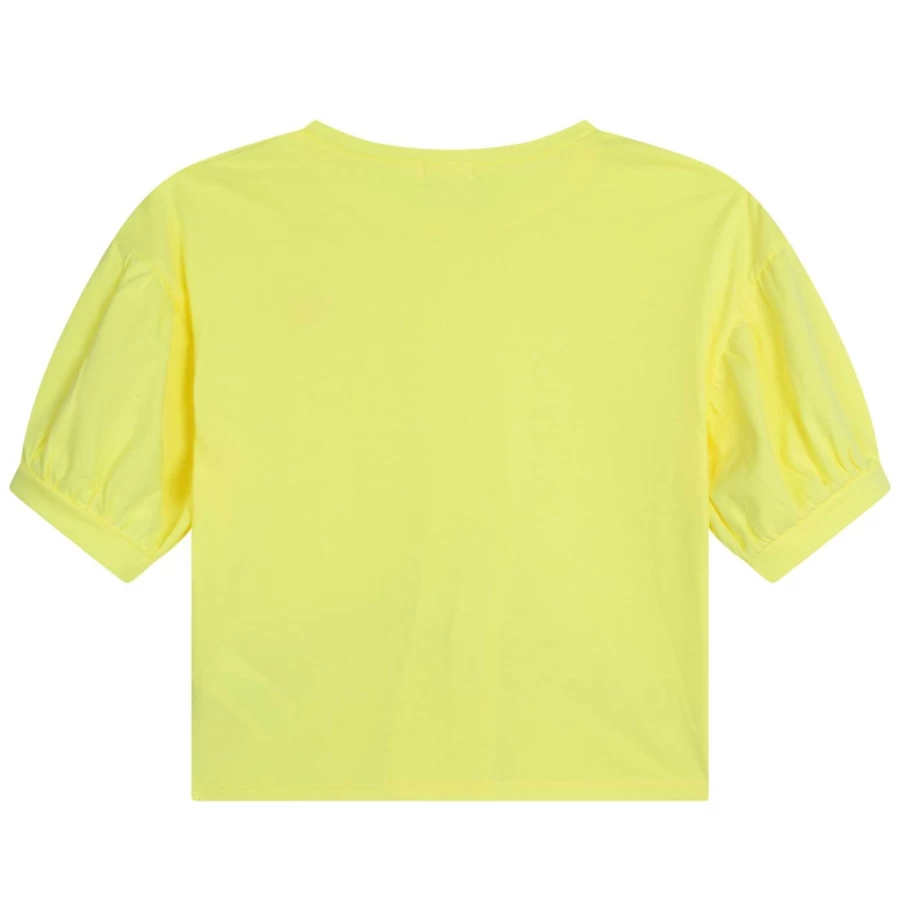 BILLIEBLUSH Girls' Lemon Short-Sleeved T-Shirt for Kids - Soft Cotton Summer Top