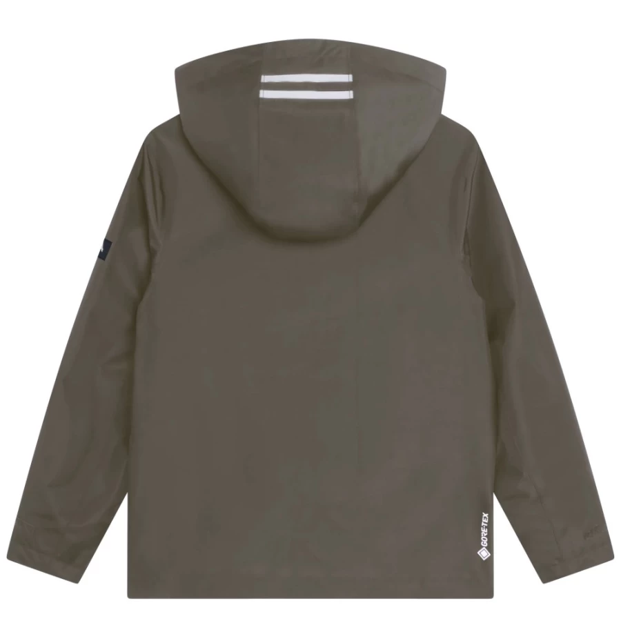 AIGLE Green Water-Repellent Windbreaker for Girls - Lightweight Outdoor Jacket